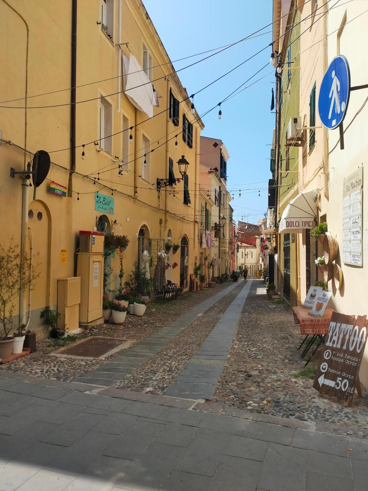 Nice Apt In A Street In Old Town Alghero Buitenkant foto
